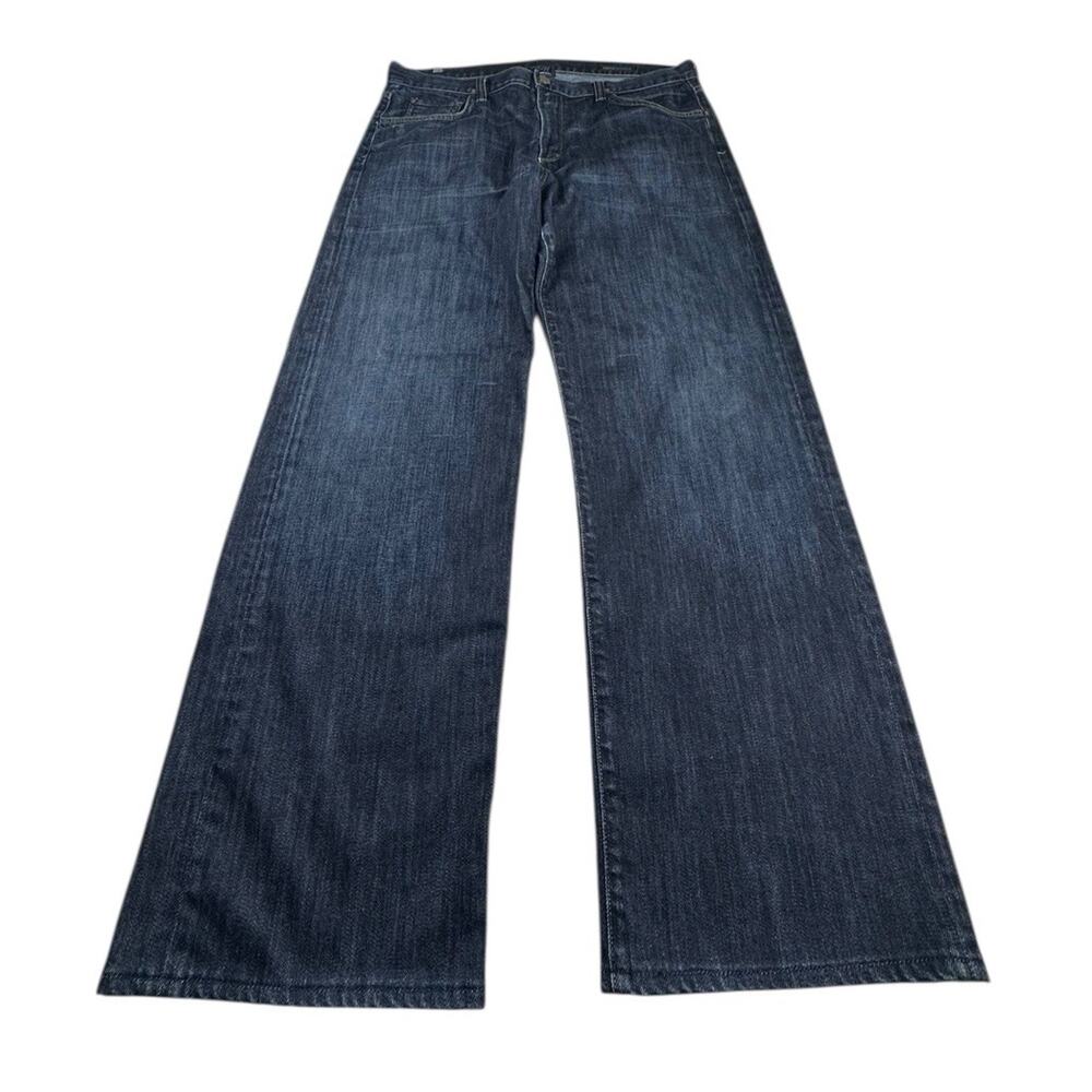 Citizens of Humanity Jeans Mens 38 (36x30) Evans Wide Leg Dark Wash Denim